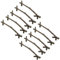10pcs Europäische Zink-Legierung Küche Kabinett Schublade Tür Griff Knopf Möbelgriffe Türgriffe Schrankgriff Retro Landhaus Stil Griff von Creatwls