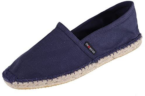 Japanwelt Espadrilles für Damen & Herren I Sommerlatschen Latschen Sommer Slipper Sommerschuhe Freizeitschuhe Flache-Schuhe Leinenschuhe Canvas Sneaker Damen-Slip-On Unisex, atmungsaktiv & bequem
