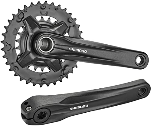 Shimano Unisex – Erwachsene Altus Kettenradgarnitur, Schwarz, Einheitsgröße