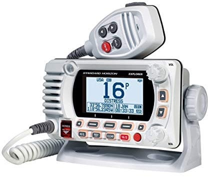 Standard Horizon GX1800GW White 25W VHF/GPS/Second Station Explorer Series