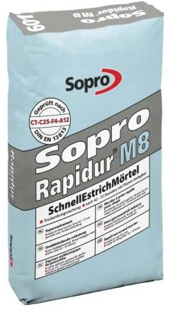 Sopro 601 Rapidur M8 - Mortero rápido (25 kg)