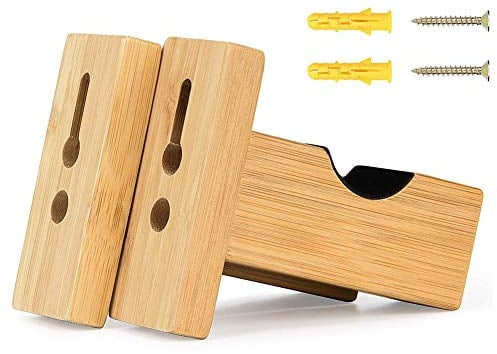 Goodtimera Baseballschläger-Aufhänger, Baseballschläger-Massivholzständer, Baseballschläger-Halterung aus Bambus und Holz