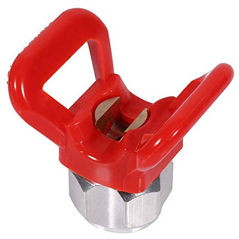 Airless Paint Spray Sprayer Gun Tip Guard Nozzle Seat Replacement Universal Tool Red New Base Flat Tool Easy to Use