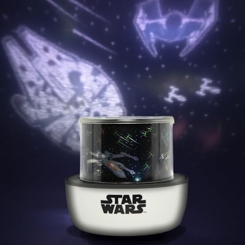Star Wars Projection Light - Officially Licensed Disney Lamp with Interchangeable Scenes, Project a Star Wars World, Night Light and Decoration for Walls and Ceiling | Paladone