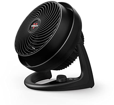 Vornado 610 Whole Room Air Circulator Fan with 3 Speeds, Black, Medium