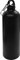 HAC24 Borraccia in alluminio, 0,75 l, con moschettone, in alluminio, colore nero