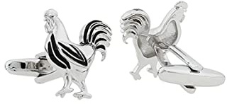 Skcess Hemd Manschettenknöpfe Herren, Manschettenknöpfe Herren Tierisches Huhn Manschettenknöpfe Kupfer Geschenke für Herren Und Damen