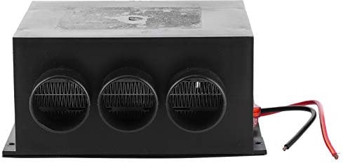 Riscaldatore per Auto 12V KIMISS 3 Fori Riscaldatore Invernale Portatile Sbrinatore per Parabrezza Sbrinatore per Auto 12V Rimozione Nebbia per Auto Camion Autobus Camper Camper