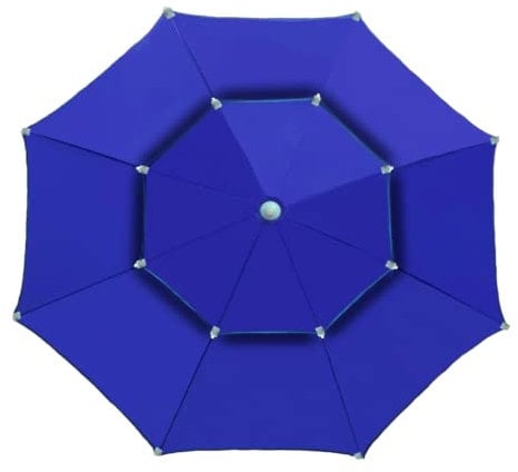 Generico ombrellone nerone ombrellone mare spiaggia 240cm (blu)
