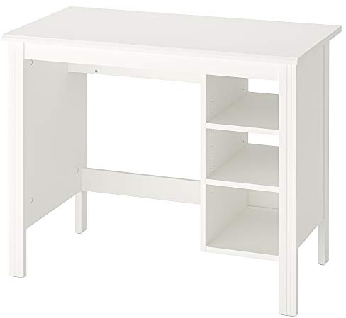 IKEA BRUSALI Schreibtisch, 90 x 52 cm, Weiß