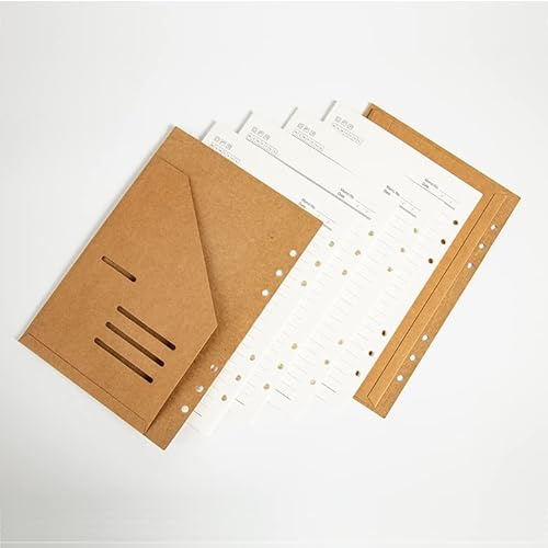 Paper refill for notebook - A5-6 holes - lined