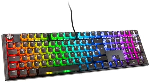 Ducky One 3 Aura Gaming-Tastatur, RGB-LED, MX-Silent-Red