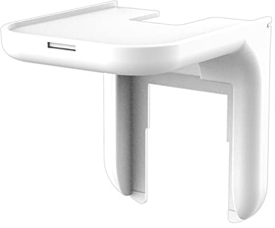 XIDIT Steckdosenleiste, Kein Stanzen Erforderlich, Steckdosenregal, Geeignet für Smart-Audio-Halterungen, Badezimmer-Organizer, Weiß