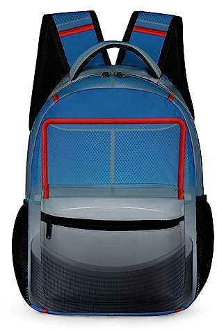 Backpack Rucksack Eishockey Schulrucksack Wasserdicht Schultaschen Für Jungen Mädchen Teenager 32x15x43cm