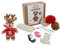 Shudehill Giftware Kreatives Weihnachts-Häkelset, perfekt zum Lernen oder für erfahrene Häkelarbeiter – Pinguin, Schneemann, Weihnachtsmann und mehr (Rentier)