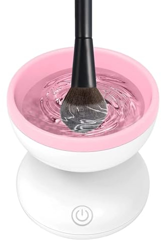 Electric Makeup Brush Cleaner Machine, Machine électrique à nettoyer les pinceaux de maquillage, Nettoyant Électrique pour Pinceaux de Maquillage, Automatique Outils de Nettoyage de Pinceaux