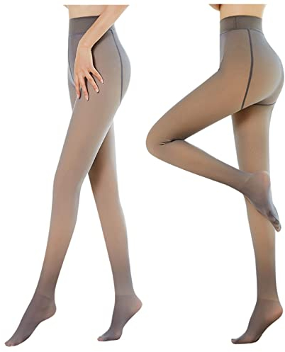 Thermo Leggings Damen - Thermo Strumpfhose Damen Winter Gefütterte Blickdicht Dicke Pantyhose Mit Innenfleece Bequem Warme Leggings Tights Langlebig Winterstrumpfhose Leggins