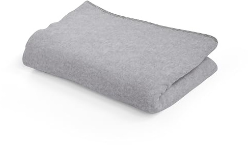 SETEX Kuscheldecke, 85% Baumwolle/15% Polyester, Decke als Zimmer-Deko, Schlafzimmer-Deko und mehr, 200 x 150 cm große Tagesdecke, Grau