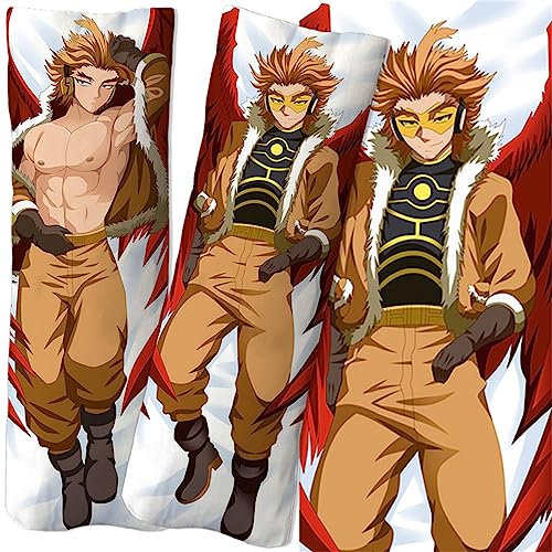 FLUXOR My He-ro Academ-ia Anime Bedruckt Kissenbezug, Dekorative Seitenschläferkissen Bezug, Gemütlich Soft Wurf Kissenbezüge für Sofa Schlafzimmer-Multicolor 10||50x150cm