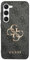 Guess GUHCS24S4GMGGR Hülle für S24 S921 Schwarz hardcase 4G Big Metal Logo