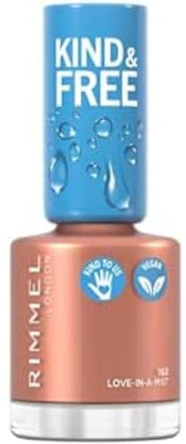 RIMMEL Kind & Free Nail Polish, 163 Love-In-A-Mist, 8ml