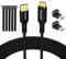 Mygatti Câble DisplayPort vers HDMI de 10 m (4K UHD), fils de cuivre pur, 26 AWG, 4K/60 Hz, DP vers HDMI - Câble de connexion unidirectionnel pour moniteur, TV, projecteur, ordinateur portable, PC,
