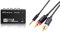 LD Systems PPA 2 - Préampli Phono avec Correction RIAA & Amazon Basics Câble Adaptateur Audio auxiliaire 3,5 vers 2 RCA pour amplificateurs, Haut-parleurs Actifs, avec Prises plaquées Or, 2.4 m, Noir