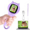 Mucek Handy Mikroskop für Kinder, 2,0 IPS-Bildschirm 500X Taschenmikroskop, 2MP Lens Pixels Mini-Mikroskop Draussen, 3 Stufen einstellbar LED Lights USB-Anschluss an PC, Geschenke für Kinder