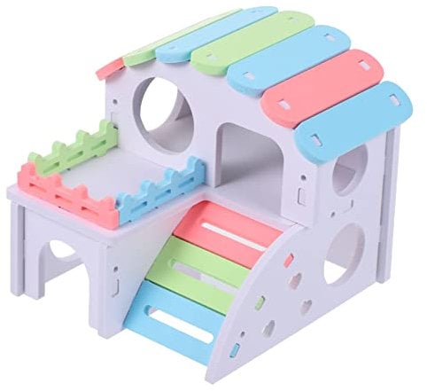 GREENADSCAPE 1stück Mini Hamster Bungalow Kreatives Hamsterhaus Für Kleine Haustiere Bietet Einen Komfortablen Schlafplatz Und Spielbereich Leicht Zu Reinigen Transportieren