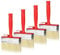 Fence Brush, 4PCS Decking Paint Brushes Shed and Fence Paint Brush Wall Painting Tools Block Brushes for Painting Wood Timber Floor Furniture
