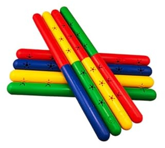 Mikikit 3 Stück Gymnastikstab 25cm Leichter Staffellaufstab Aus Langlebigem Material Bunt Tragbar Für Kinder Relay Und Leichtathletik