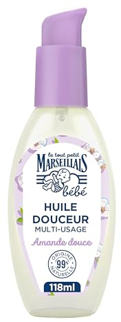 Le Tout Petit Marseillais Bébé Huile de Douceur Amande Douce, 118 ml