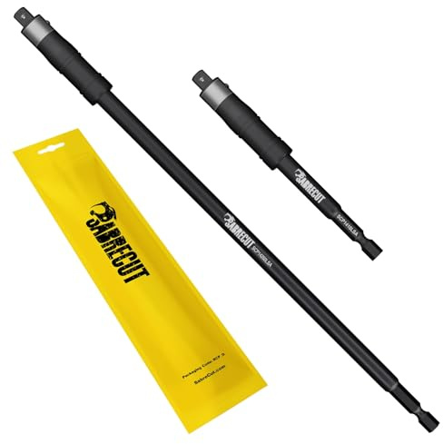 SabreCut 2pcs SCP14CSAK01 110mm & 260mm Combi Bit Holder Socket Adapters | Impact-rated hardened steel construction provides durable conversion for drivers, wrenches and ratchets