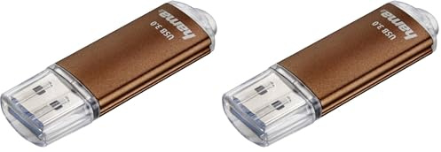 Hama 16GB USB-Stick USB 3.0 Datenstick (70 MB/s Datentransfer, USB-Stick mit Öse zur Befestigung am Schlüsselring, Speicherstick, Memory Stick mit Verschlusskappe, z. B. für Windows/MacBook) Bronze