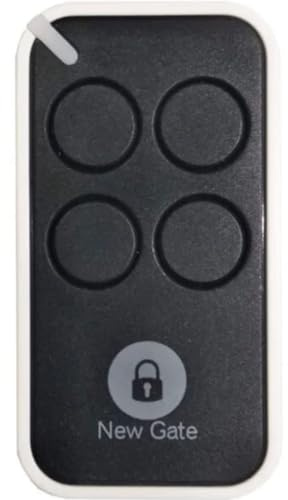 Mando de Garaje New Gate PASSFOUR Control Remoto de 4 Canales, 433,92 MHz Rolling Code Código Variable, Compatible con Motores y Receptores New Gate, Pila Incluidas, Diseño Slim