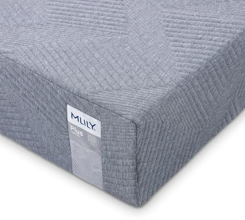 MLILY Plus Taschenfederkernmatratze 160x200 cm H3 | 7 Zonen Federkernmatratze 26 cm Höhe | Memory Foam Matratze 160x200cm ergonomisch & rückenschonend, atmungsaktiv | Öko-Tex Zertifiziert