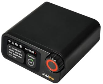 Jnchdghwa HomeLab Server Nas AI HD Second Screen Striscia LED NanoKVM-PRO PiKVM 4K IP-KVM GbE WiFi6 Scrivania WiFi Poe Controllo Remoto