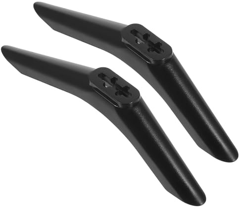 SHINEOFI 1pair Tv Base Stand for Flat Screen Televisions Heavy Duty Tabletop Support Bracket with Screws Space-saving Replacement Pedestal Legs for Lcd LED Oled Tvs