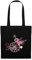 Spreadshirt Find me in Paris Logo rosa Stoffbeutel, One size, Schwarz
