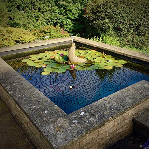 Parkland® Pack Of 40 Interlocking Connectable Plastic Pond Guard Net Protector Floating Heron Deterrent Protection Guards