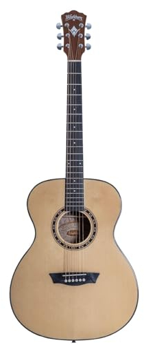 Washburn AF5-A Apprentice Series Folk Akustikgitarre mit Mahagoni-Korpus