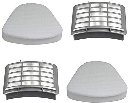 SPARES2GO HEPA Filter Foam Felt Filters for Shark Navigator Lift Away NV350 NV351 NV352 NV355 NV356 NV357 Vacuum Cleaner (Pack of 2)