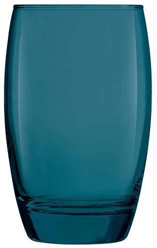 Arcoroc ARC P3476 Salto Color Studio Goa Blue Lot de 6 verres à long drink en verre Bleu 320 ml