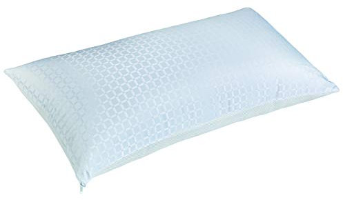 PIKOLIN Almohada de Fibra | 70cm | Firmeza Alta | Funda Microfibra Lavable | Hipoalergénica | Malla 3D Ultra Ventilación | Iron MAX