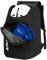 AUMTISC Skischuhtaschen mit Helmfach und Rucksackgurten, Skirucksack Skischuhrucksack mit Helmtasche, Skitasche Siksack für Skistiefel, Schlittschuhe, Snowboard Schwarz