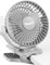 viniper 6 inch Rechargeable Clip on Fan, 5000mah Battery Desk Fan : 360° Rotation & 3 Speeds Strong Wind Portable Fan, Longer Working Hours, Quiet and Powerful (Gray)