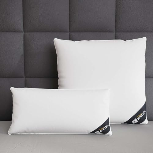 Spessarttraum Daunenkissen 3-Kammer Mein Engel, 80x80, Kopfkissen, 80x80 Daunen Kissen, Made in Germany, Oekotex, Nomite (allergikergeeignet)