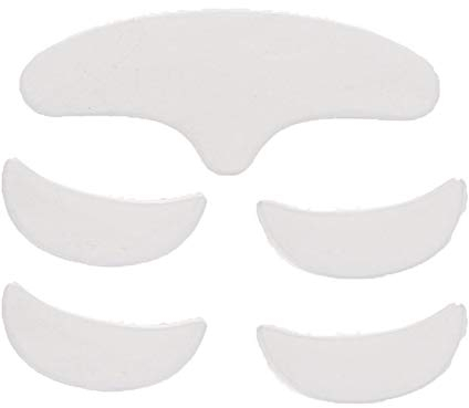 Silikon-Anti-Falten-Pads, 5 Stück Wiederverwendbare Silikon-Anti-Aging-Hautlifting-Patch-Pad Waschbare Gesichtsfalten-Patches Stirn-Augen-Gesichts-Patch für Falten und Feine Linien