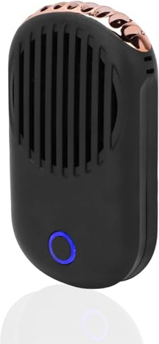 FILFEEL Eyelash Fan for Lash Extensions Multi‑Functional Portable Handheld USB Fan Bladeless Rechargeable Air Conditioning Cooling Fan for Eyelash Extension Glue Dryer Fan(black)
