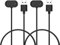MoKo 2 Stück Ladegerät Kompatibel mit Amazfit GTR 4/GTR 3/GTS 4/GTS 3/Cheetah/T-Rex 2/T-Rex Ultra, Magnetisches Ladestation mit 100 cm USB Ladekabel, Schwarz